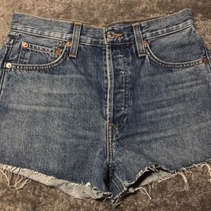 ReDone denim shorts